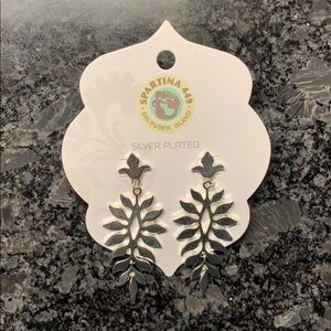 NWT Spartina 449 Silver Plated Earrings